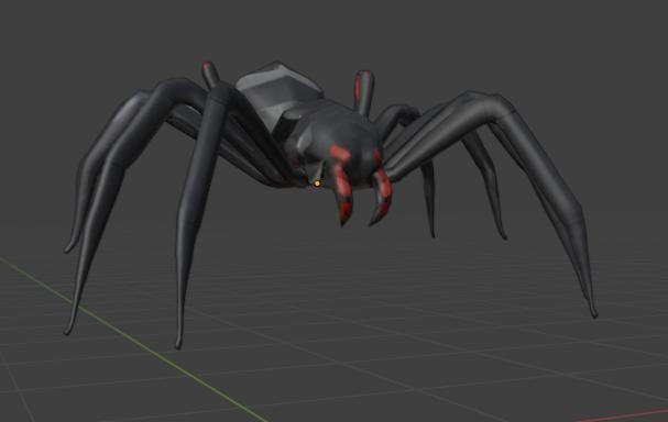 Low Poly Giant Spider