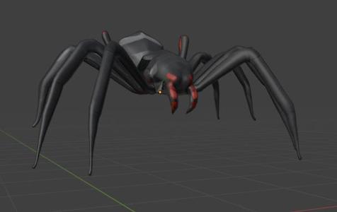 Low Poly Giant Spider