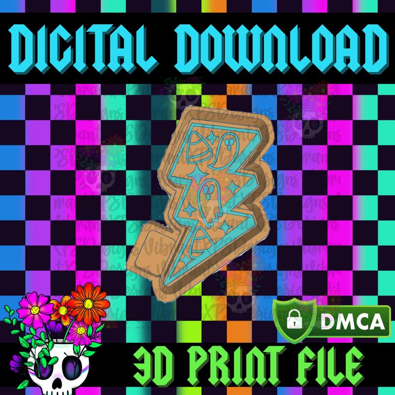 Spooky Bolt STL Freshie Housing