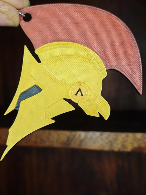 Spartan Helmet Keychain