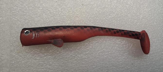 AM bait fish 12cm hoof model / form for predator fishing