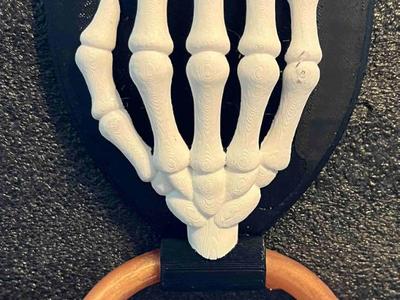 Skeletal Hand Knocker