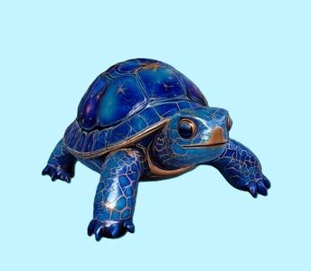 Cosmic Turtle Figurine