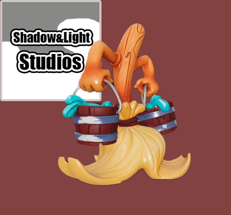 Magic Broom 3D Model | Disney Fantasy | Printable STL + Patreon