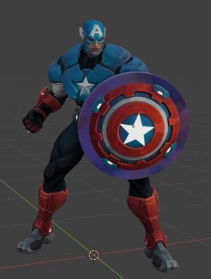 Marvel Rivals Captain America Basic Skin