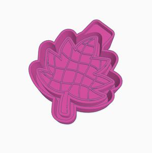 Leaf Squares Mold Housing STL