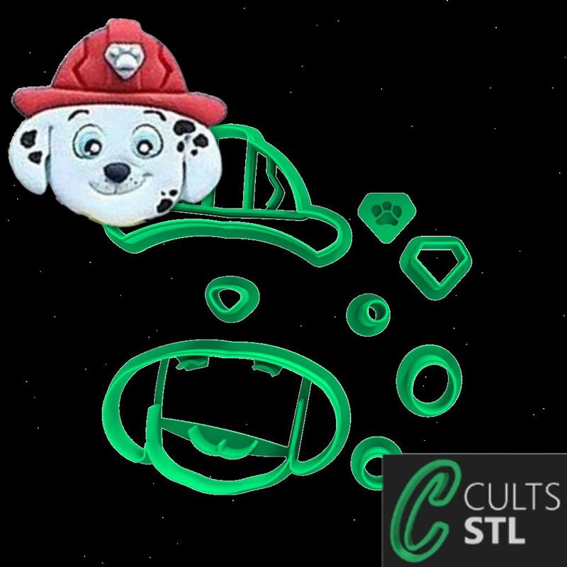 CORTADOR - MARSHALL - PATRULHA CANINA - 5cm