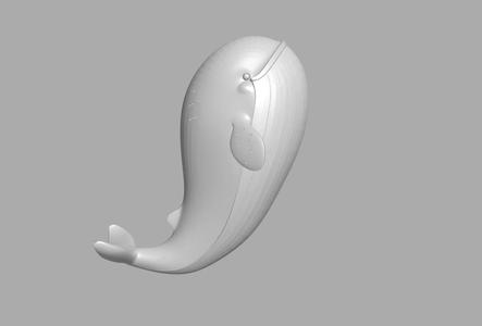 shark in 3d design