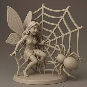 Fairy in Spider Web