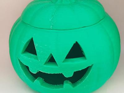 Pumpkin-shaped bowl for candles or candies