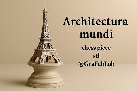 Architectura Mundi "Rook" - chess piece