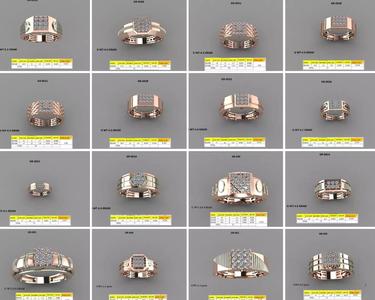 50 light weight men ring