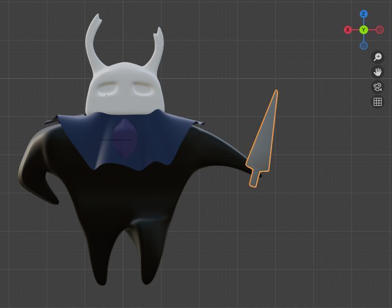 GRAY PRINCE ZOTE 3D HOLLOW KNIGHT