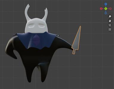GRAY PRINCE ZOTE 3D HOLLOW KNIGHT