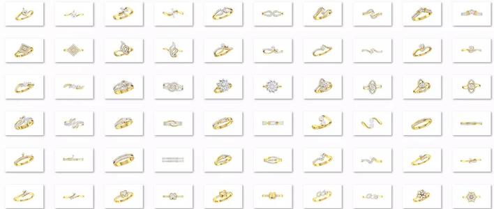 58 WOMEN RING 3DM STL RENDER DETAILS