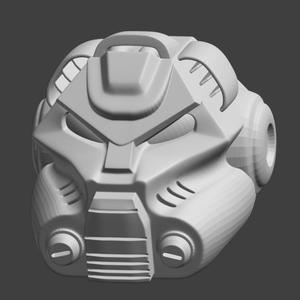 Terminator Head Armor Separated