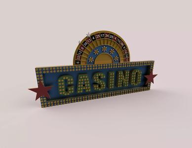 Casino signboard