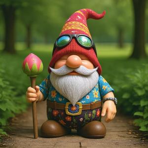 Hippie Garden Gnome