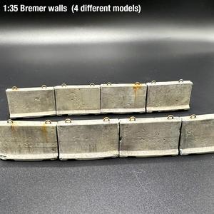 Set of 4 Bremer Walls - Military Scenery Iraq / Afghanistan / Orient in 1:35 (1.5m/42.9mm)
