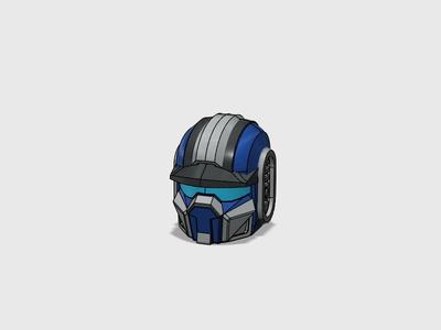 Transformers Barricade head Deluxe IDW/Earthwar