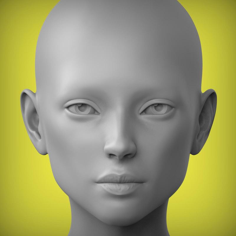 53 head bjd doll | realistic hea | lips | nose | nose | eyes custom | game | head printing | art head | realistic