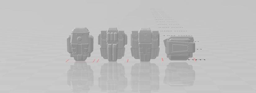 Halo Mega construx backpacks alpha 9