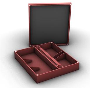 Dual Compartment Card Game and DND Dice Box