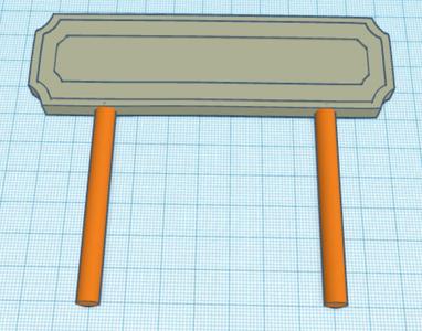 train rail platform sign