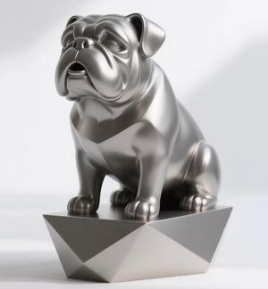Bull Terrier Art Sculpture
