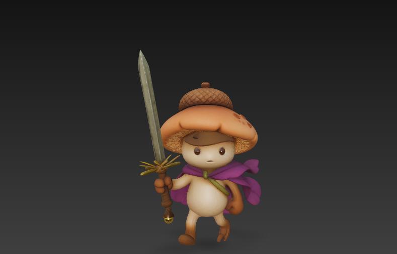 Pip the Mushroom Warrior