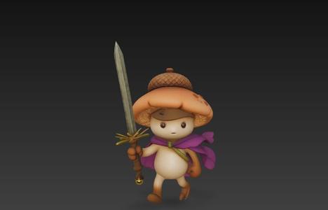 Pip the Mushroom Warrior