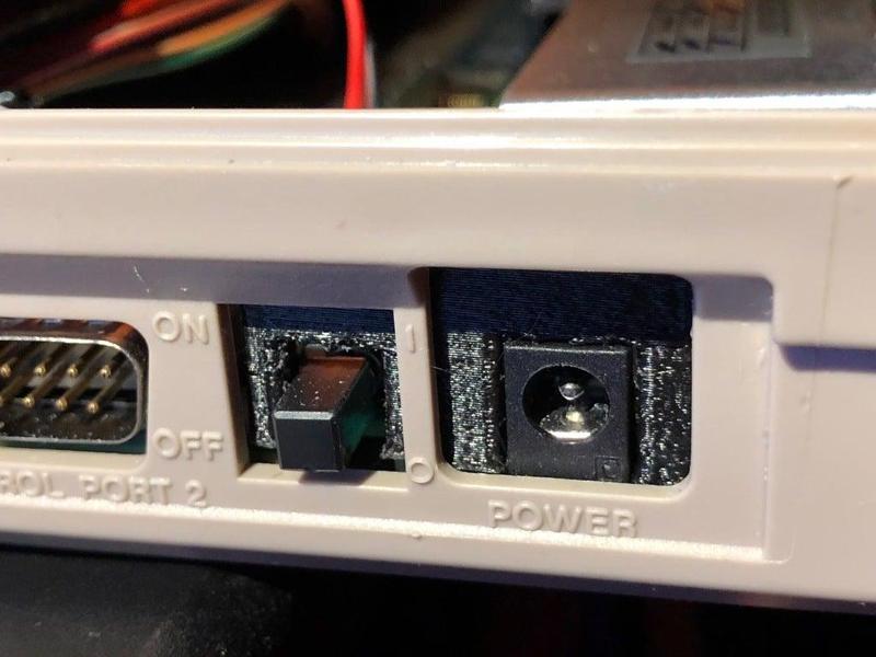 Ultimate64 Power and Button Shroud (universal) 64c slimline case