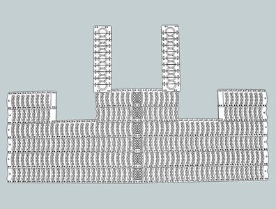 Medfan lamellar armor