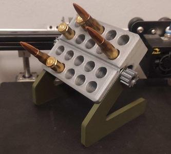 Impruved Ammo Caddy for Benchrest/F-class shooting - fits 308 win family of cases