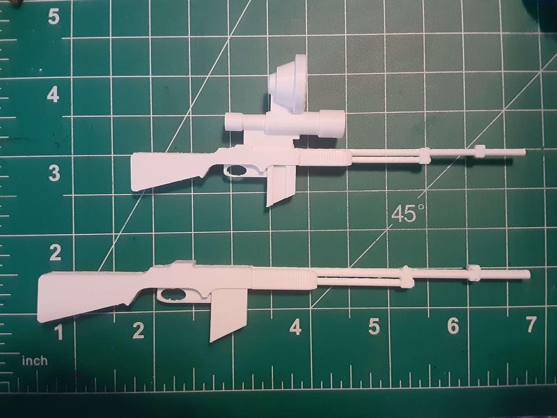 1/12-Scale Browning Automatic Rifle Scoped Omega Man-inspired