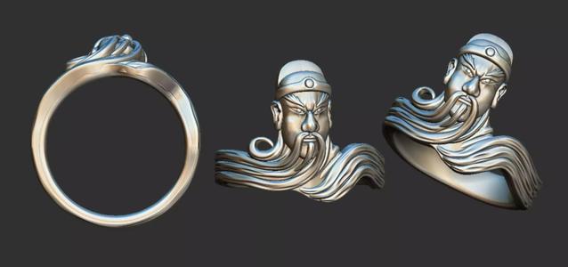 GUAN YU rings models younger GUANGONG The duke guan