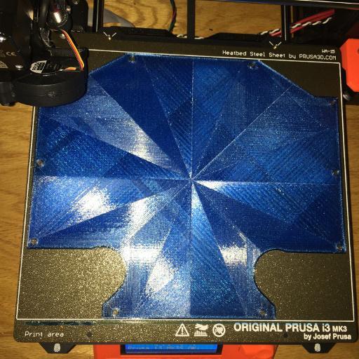 Prusa Filament Buffer Plate - Enhanced and Printable