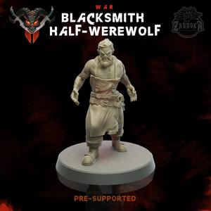 Blacksmith half werwolf