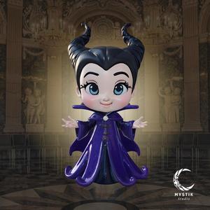 Malefica - Disney Villain in Chibi version
