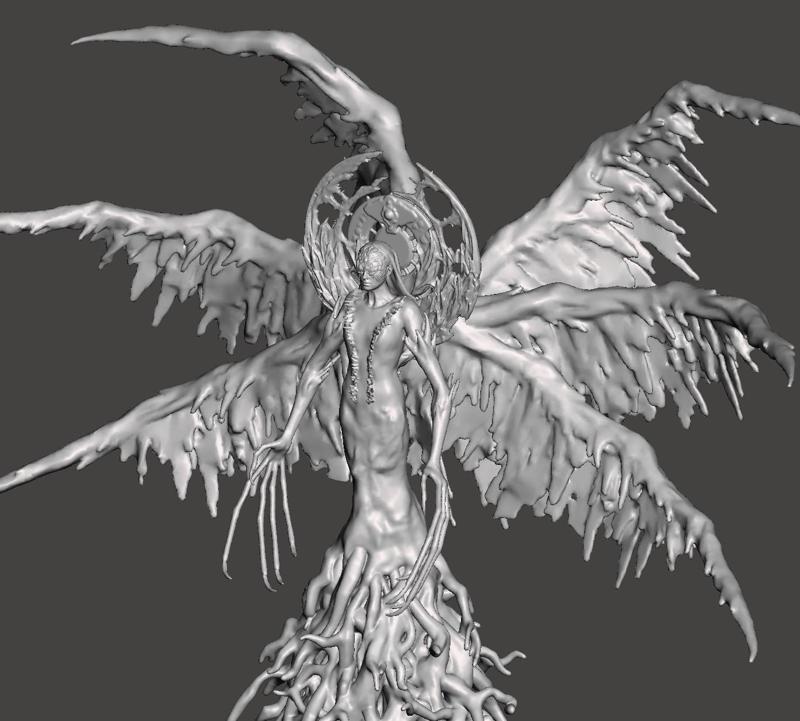 MIRANDA MUTATION - RESIDENT EVIL VILLAGE REMAKE Hi-POLY STL 3D print model