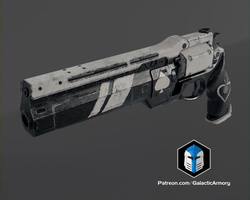 Ace of Spades Hand Cannon - 3D Print Files