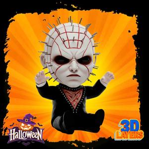 Chibi Pinhead - Halloween