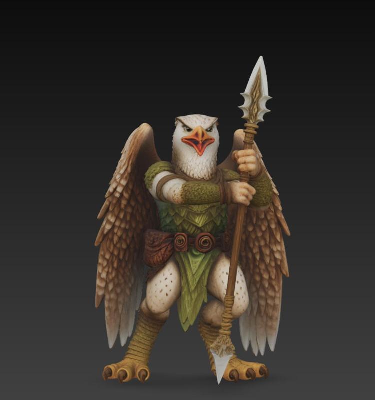 Aarakocra Warrior DnD