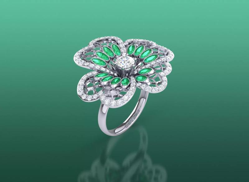 Floral Symphony Ring P-01-370