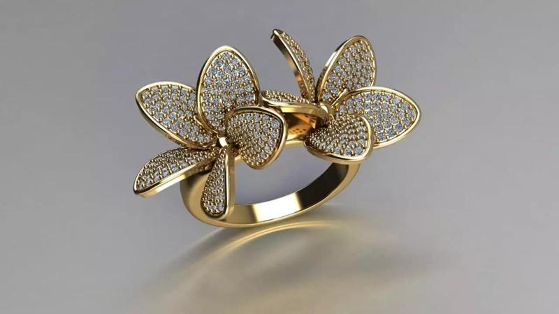 flower ring jewelry