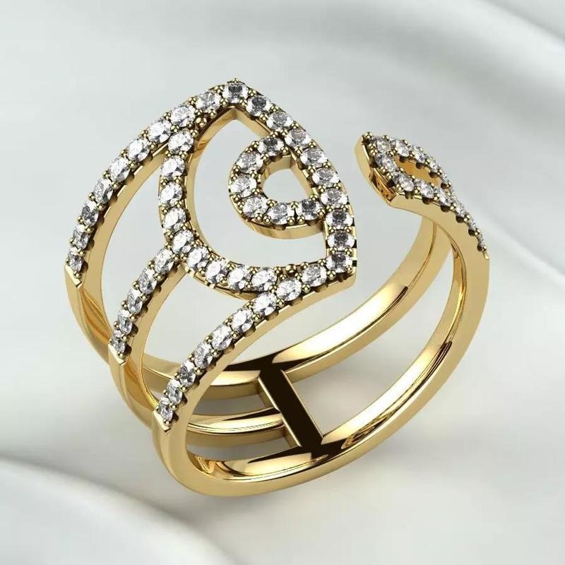Fashion Open Gold Ring