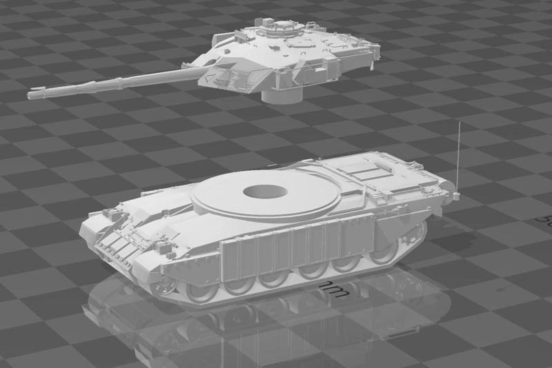 DBX Tank Separated Split Divided 2 Parts