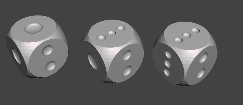 D3 D3+ D3- Dices