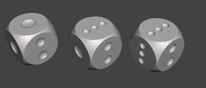 D3 D3+ D3- Dices