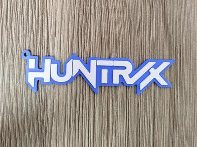Llavero Huntr/x o Huntrix Bicolor con relieve